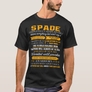 Camiseta SPADE completamente inexplicável