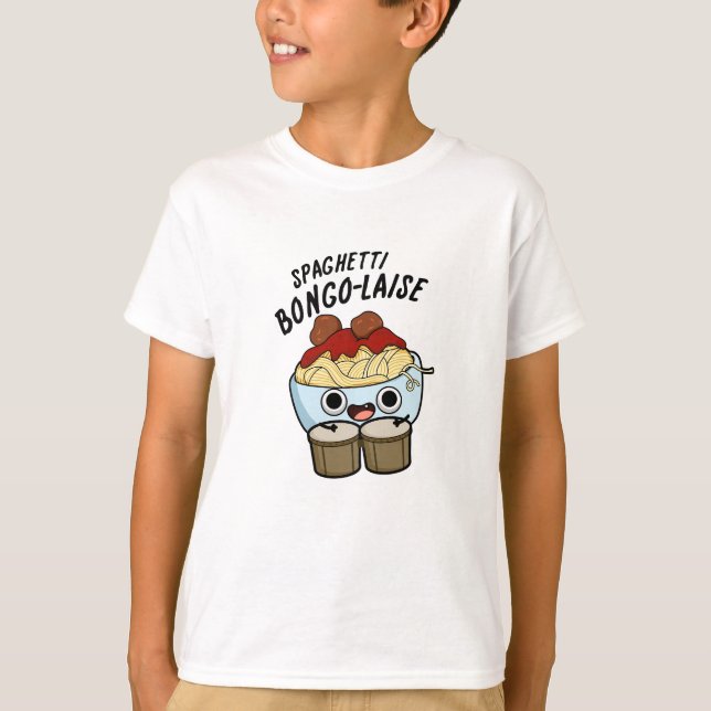 Camiseta Spagetti Bongolaise Engraçado Comida (Frente)