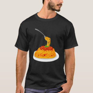 Camiseta Spaghetti Bolognese Arrabiata Pasta Discos Itália
