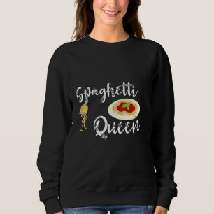 Camiseta Spaghetti Queen Italiana Pasta Carbonara Bolognese