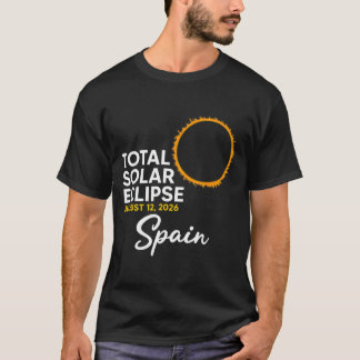 Camiseta Spain Eclipse Solar Event 12 August 2026 Total