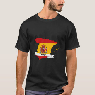 Camiseta spain flag map