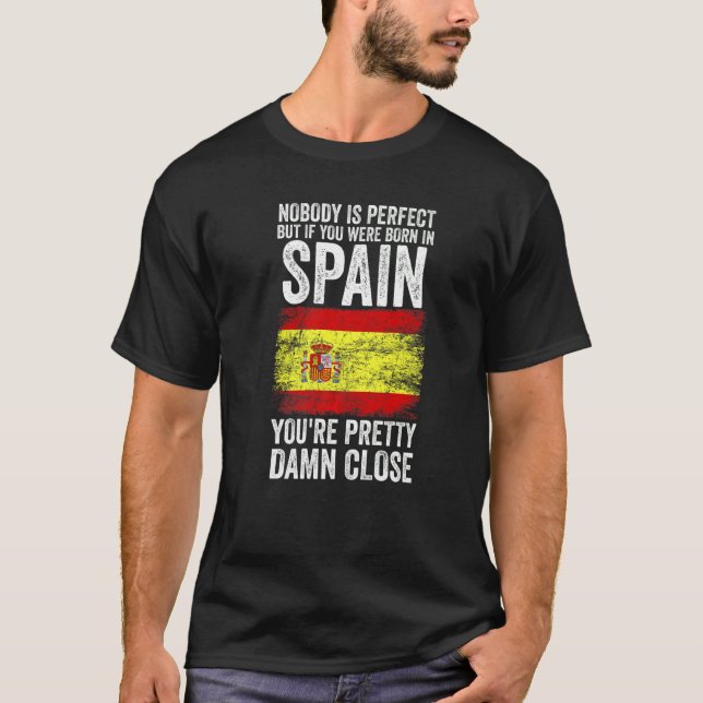 Camiseta Spain Spanish Flag   (Frente)