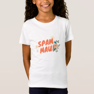 Camiseta Spam Maui com Flores   Musubi Maui