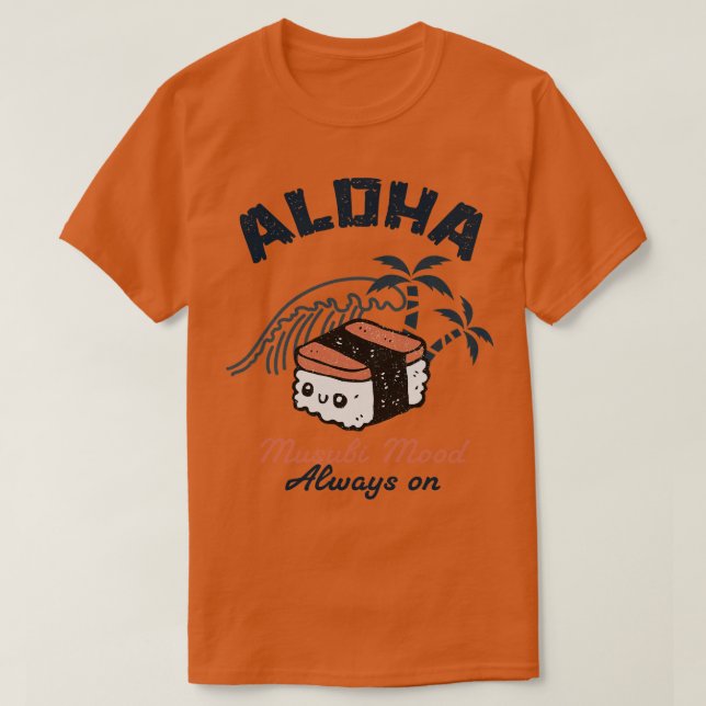 Camiseta Spam Musubi Havaiana Cultura (Frente do Design)