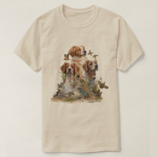 Camiseta Spaniel Bretão, Paixão por Pássaros