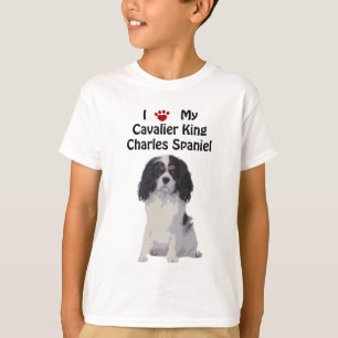 Camiseta Spaniel de rei Charles descuidado