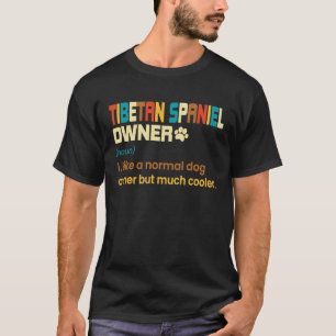 Camiseta Spaniel Tibetano Vintage Retro Cachorro Mãe Pai