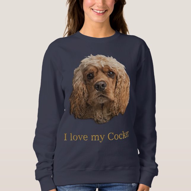 Camiseta spaniels de cocker (Frente)