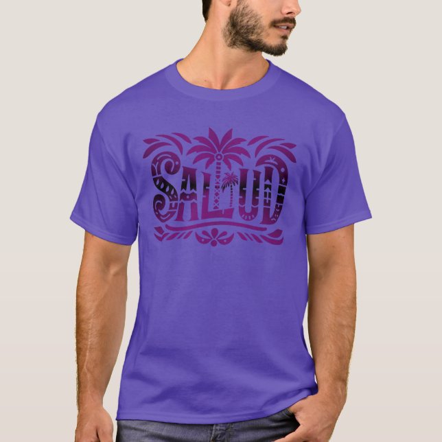 Camiseta Spanien Urlaub und Feier  "SALUD" -  Prost (Frente)