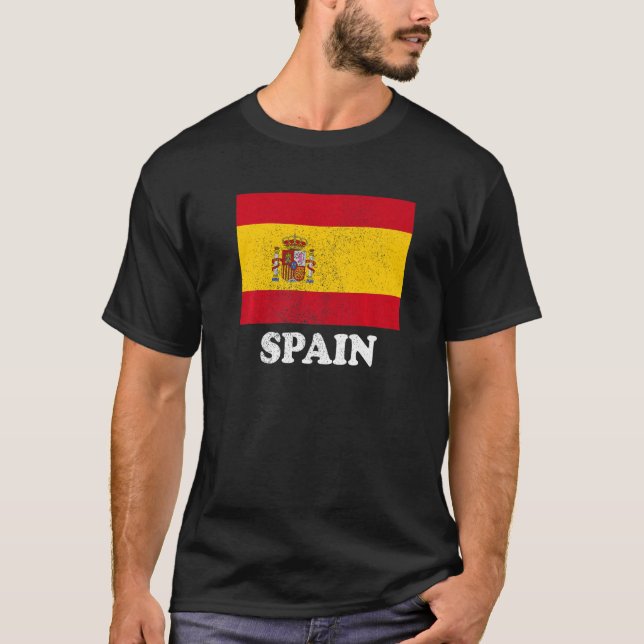 Camiseta Spanish Spain Flag Pride Spanish Flag   (Frente)