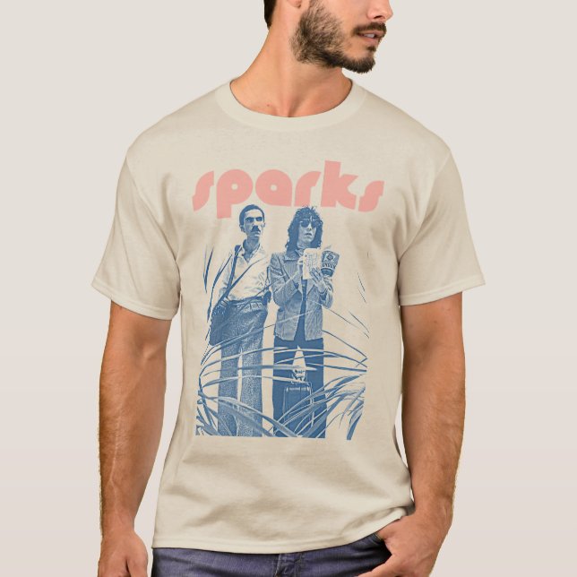 Camiseta Spark Retro Alternativo Indie Pop Rock Duo (Frente)