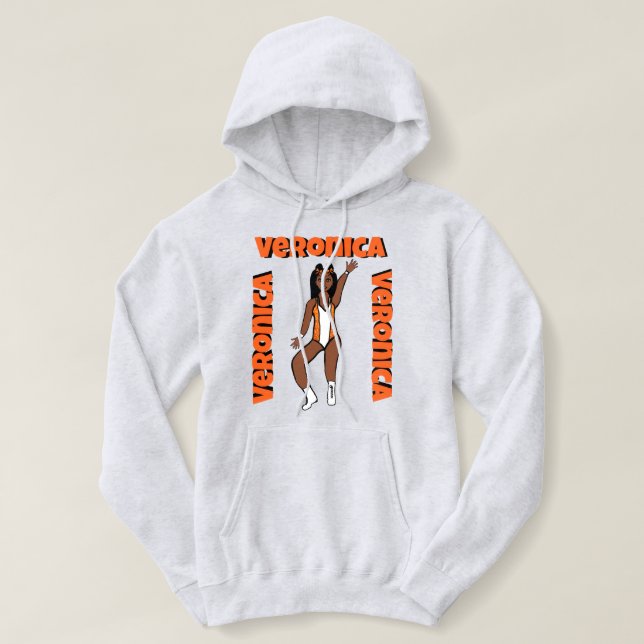 Camiseta Spark U Hoodie Orange #2 (Frente do Design)