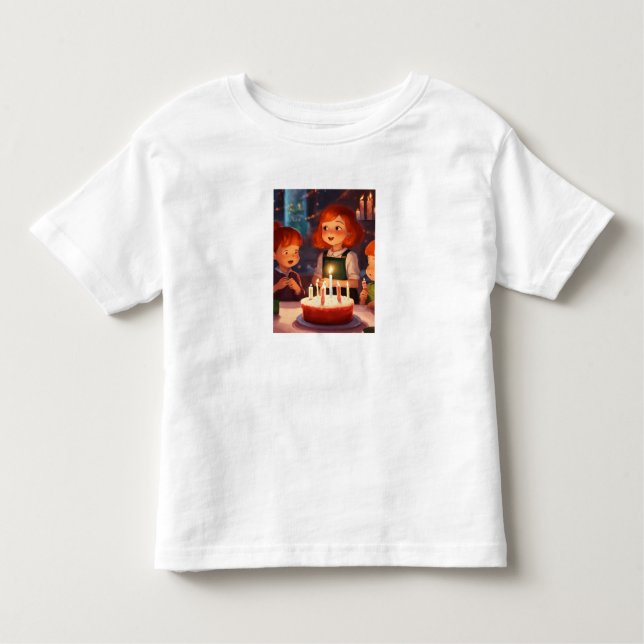 Camiseta Sparkle e Shine Birthday (Frente)
