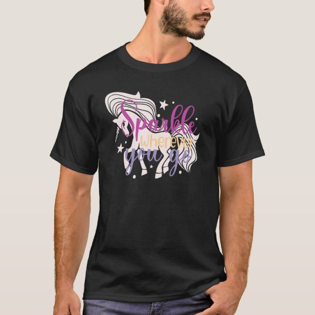 Camiseta Sparkle Wherever You Go (Frente)
