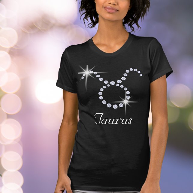 Camiseta Sparkly Diamond Taurus (Criador carregado)