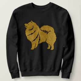 Camiseta SPARKLY THANG Lapphund faux metal