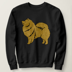 Camiseta SPARKLY THANG Lapphund faux metal