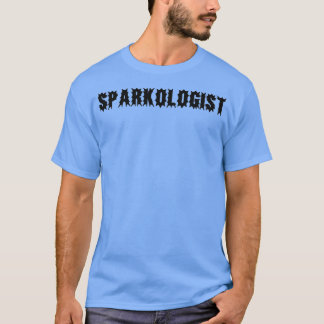 Camiseta Sparkologista Engraçado Premium Elétrico