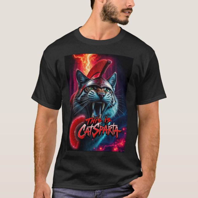 Camiseta Spartan Cat (Frente)