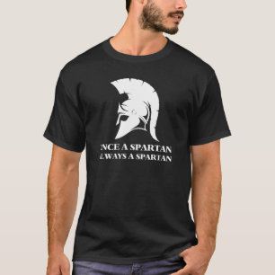Camiseta Spartan Forte Uma Vez Um Espartano Sempre Um Espar