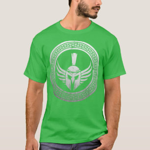Camiseta Spartan Warrior Helmet Vintage