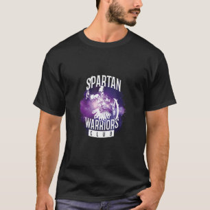 Camiseta Spartan Warrior Workout Sparta Giro Malhação Grego