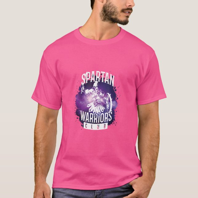 Camiseta Spartan Warrior Workout Sparta Giro Malhação Grego (Frente)