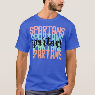Camiseta Spartans Team Mascot School Spirit Game Night