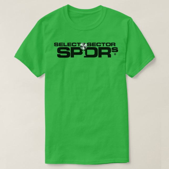 Camiseta SPDRs Selecionar logotipo do setor (Frente do Design)