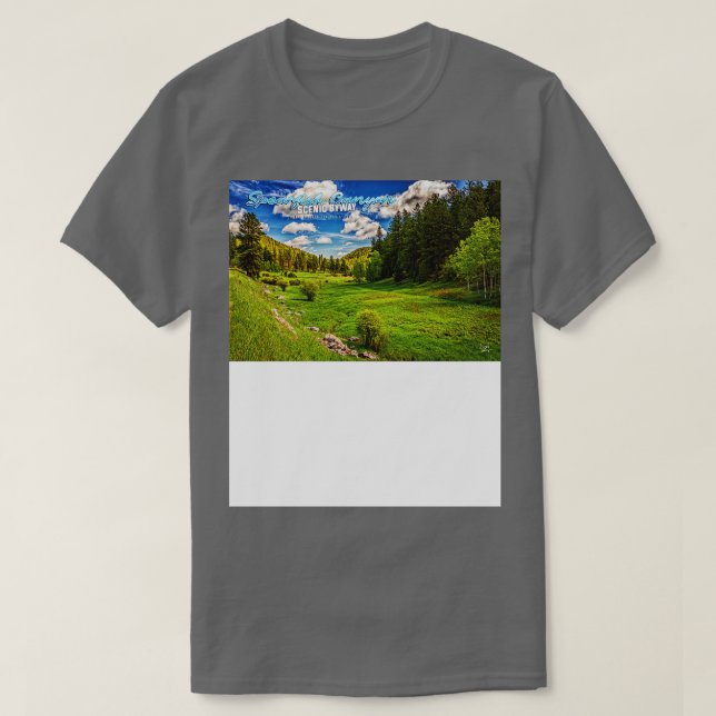 Camiseta Spearfish Canyon Scenic Byway 3 (Frente do Design)