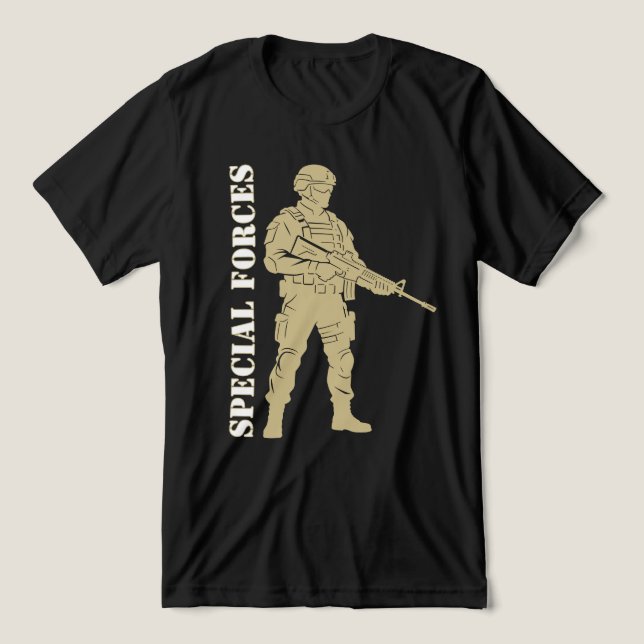 Camiseta Special Forces - Elite Military Operator (Design frontal)