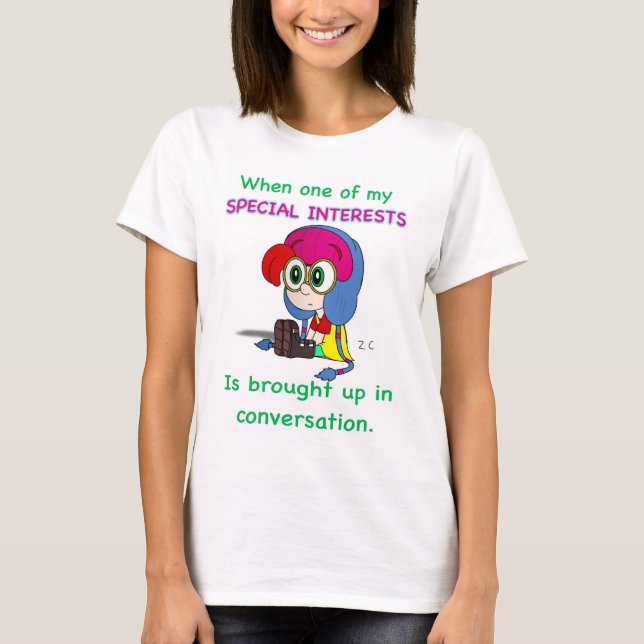 Camiseta Special interests shirt (women)  (Frente)