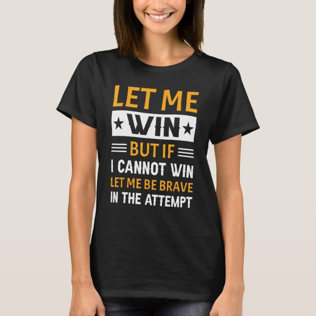 Camiseta Special Olympics Let Me Win 1 (Frente)
