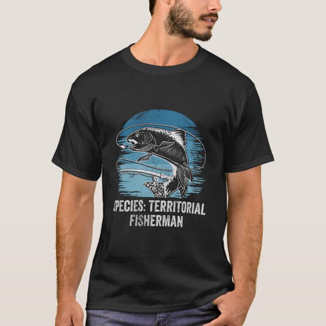 Camiseta Species Territorial Fisher Introvert Fishing Antis (Frente)