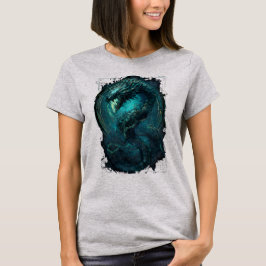 Camiseta Spectral Coil Cyberpunk Serpent Dark Women's