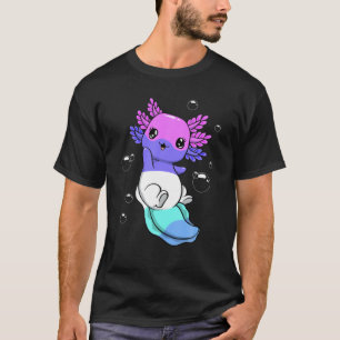 Camiseta Spectrasexual Flag Axolotl Pile Kawaii Spectrasexu