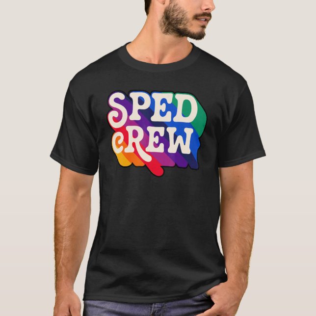 Camiseta SPED Crew Special Education Teacher Speducator Ret (Frente)