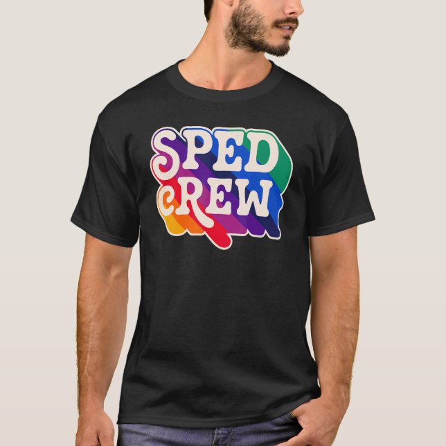 Camiseta SPED Crew Special Education Teacher Speducator Ret (Frente)