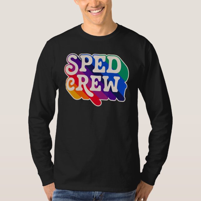 Camiseta SPED Crew Special Education Teacher Speducator Ret (Frente)