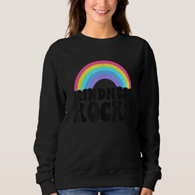 Camiseta Sped Teacher Anti Bullying Hippie Rainbow Kindness (Frente)