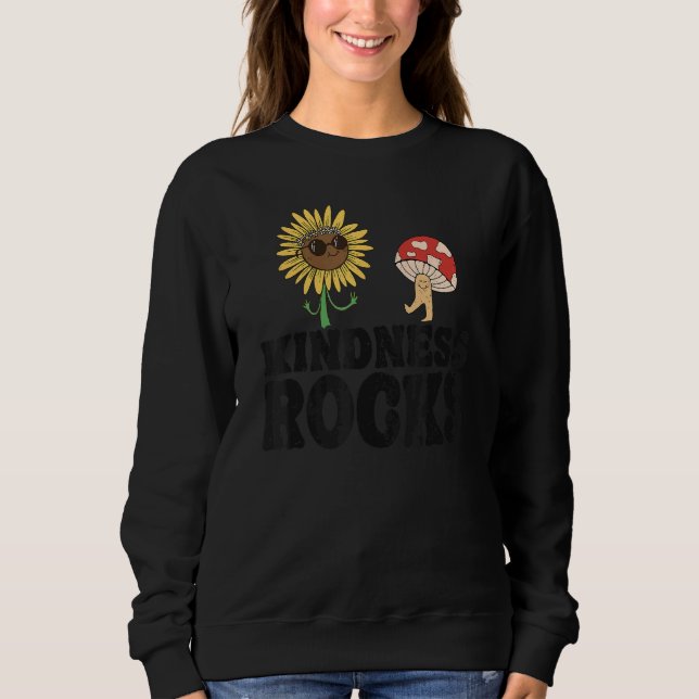 Camiseta Sped Teacher Anti Bullying Hippie Sunflower Kindne (Frente)