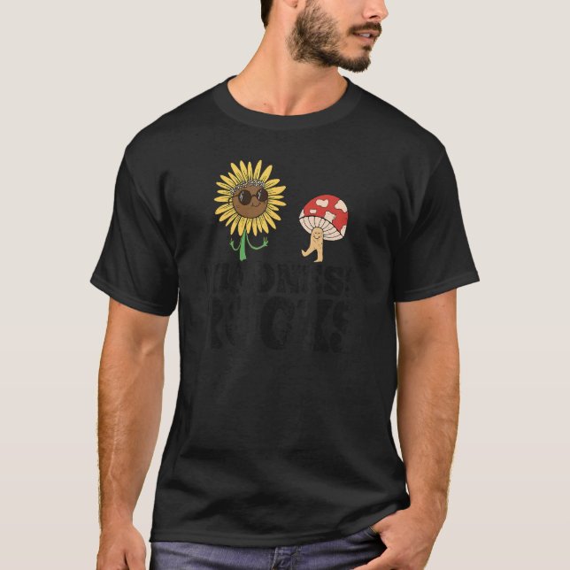 Camiseta Sped Teacher Anti Bullying Hippie Sunflower Kindne (Frente)
