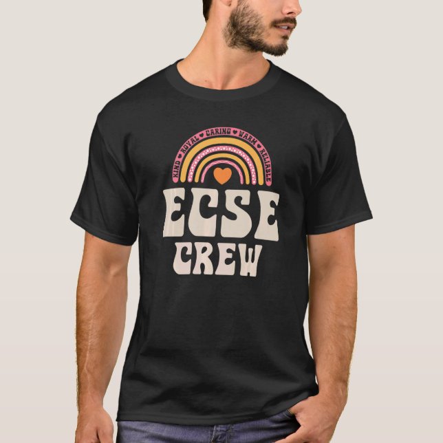 Camiseta SPED Teacher ECSE Crew Early Childhood Special Edu (Frente)