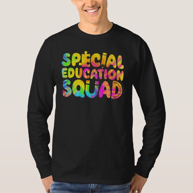 Camiseta SPED Teacher Special Education Squad Women Tie Dye (Frente)