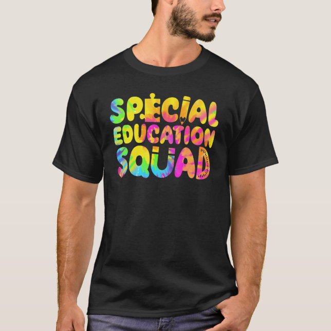 Camiseta SPED Teacher Special Education Squad Women Tie Dye (Frente)