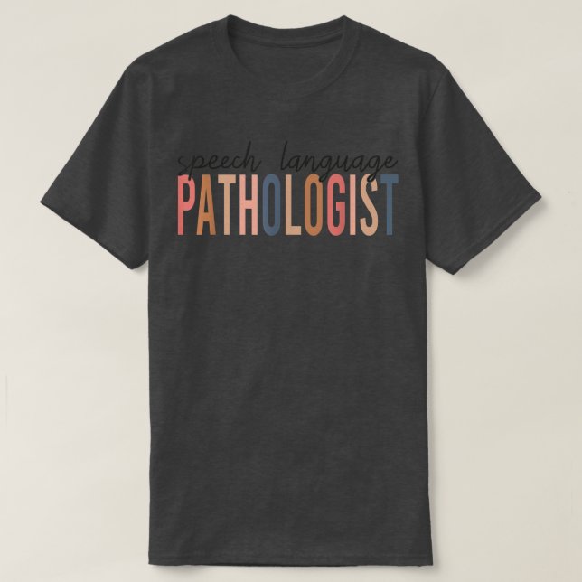 Camiseta Speech Language Pathologist SLP Speech Therapy Pat (Frente do Design)