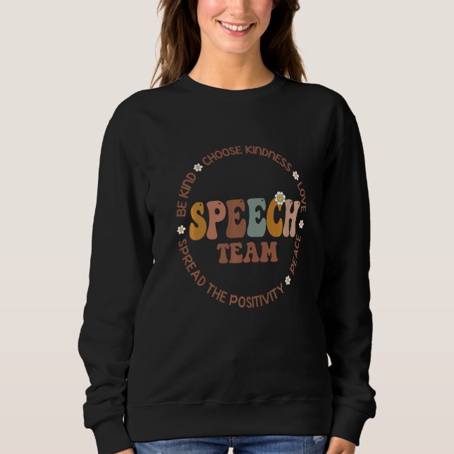 Camiseta Speech Language Pathologist Speech TEAM Therapy Sq (Frente)