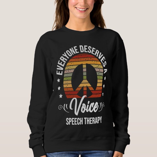 Camiseta Speech Therapy Speech Language Pathologist SLP (Frente)