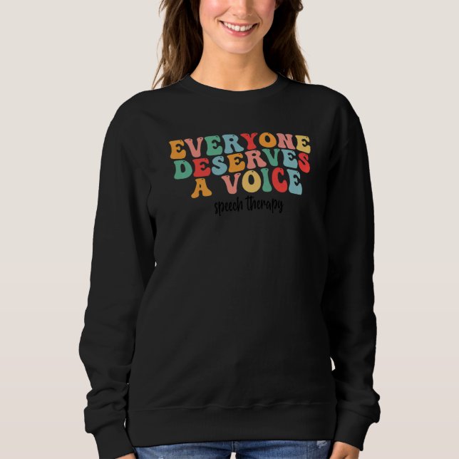 Camiseta Speech Therapy Speech Language Pathologist SLP Tea (Frente)